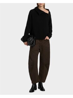 Nili Lotan Shon Mid-rise cropped pants